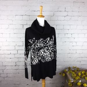 Diane Von Furstenberg floral cowl neck sweater